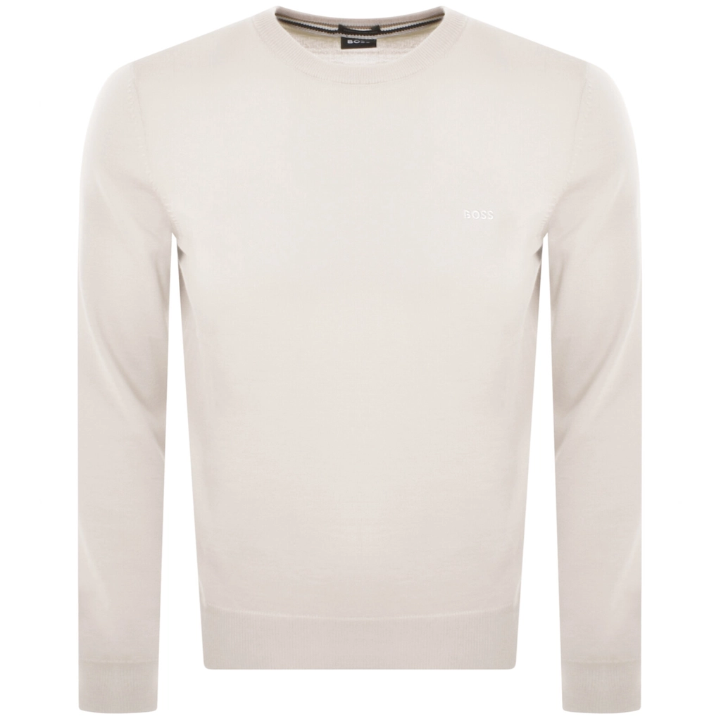 Hugo Boss BOSS Botto Knit Jumper Cream